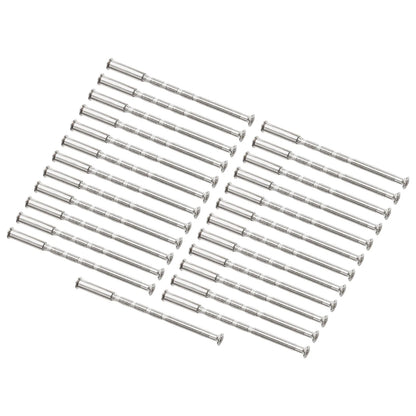 25 Pcs/set Door Handle Fixing Screw Door Handle Bolt Through Fixings For M3 Door Handle Knobs Door Lock Metal Screws Hardware