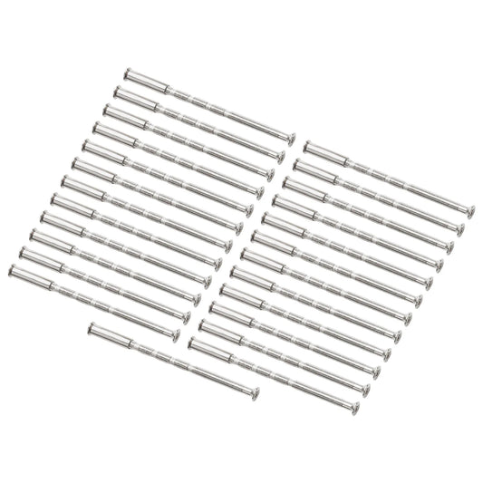 25 Pcs/set Door Handle Fixing Screw Door Handle Bolt Through Fixings For M3 Door Handle Knobs Door Lock Metal Screws Hardware
