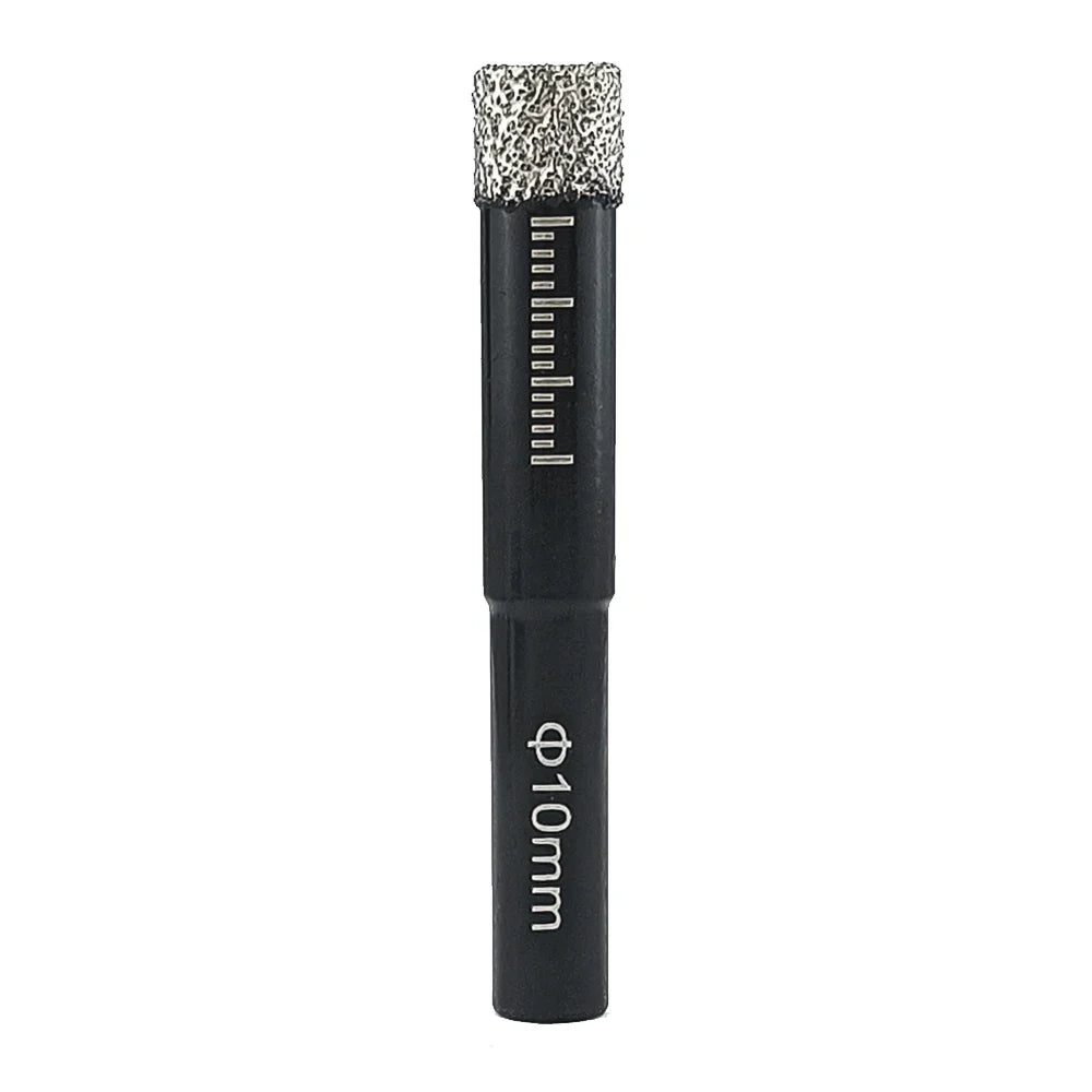 Vacuum Brazed Diamond Hole Saw Drill Bit Kit 5/6/8/10/12/14/16mm Dry Cut for Porcelain Tile Marble Quartz Stone Glass