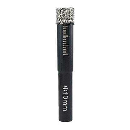 Vacuum Brazed Diamond Hole Saw Drill Bit Kit 5/6/8/10/12/14/16mm Dry Cut for Porcelain Tile Marble Quartz Stone Glass