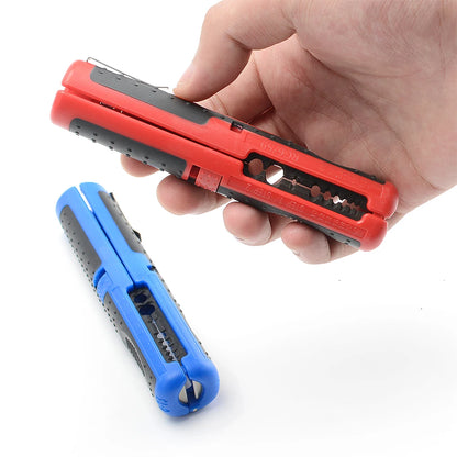 TINSOL Cable Wire Stripper Cutter Pliers Multifunctional Portable Antiskid Handle Hand Tool Hardware Tool Strip Pen Clip for Use