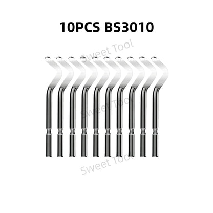 Deburring Tool Metal Handle with 1/10/11 Swivel Blades Burr Removal Reamer Tool for Plastic Metal Copper PVC Resin 3D Printing