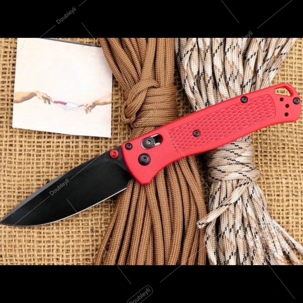 Multi-style Lightweight Folding Knife Ideal Gift for Men Outdoor Adventures Hiking Camping Casual Use - BM 535 Damascus Steel Knife Carbon Fiber Handle