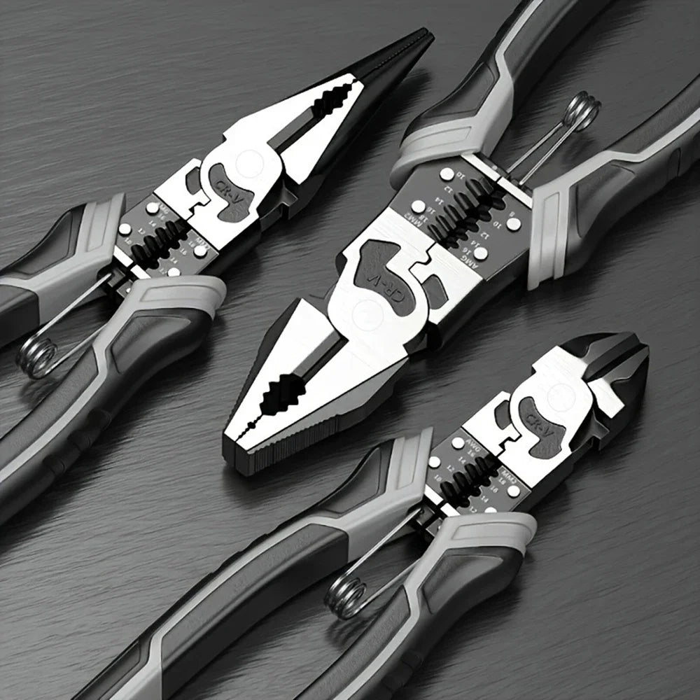 8/9in Universal multifunctional diagonal pliers needle nose pliers hardware tools universal wire pliers electrician wire pliers