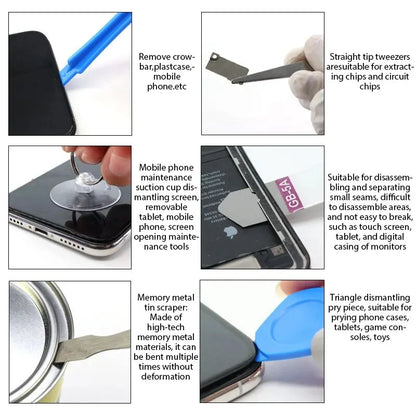 14/20/23 IN 1 Screen Opening Mobile Phone Combination Disassemble Repair Kit For iPhone Multi Function Remove Screen Repair Tool