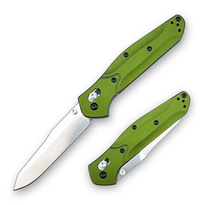 BM 940 Folding Knife with Clip Aluminum Alloy Handle Chef's Knife Meat Cleaver Peeler Multi-purpose Camping Barbecue Knife EDC Knife Good Gift Ideas for Festivals