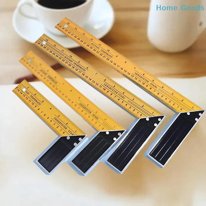 L-shaped High Precision Scale Multifunctional Corner Ruler Metal Carpentry Squares For Woodworking Building And Framing Design