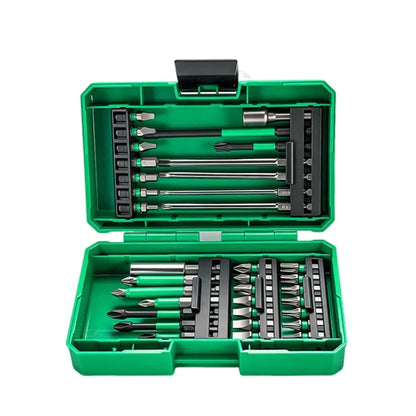 Screwdriver Drill Bit Set Strong Magnetic Hex Shank Mixed Bits For Impact Driver Electric Drill Wood Metal Repair With Case
