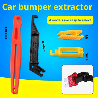 4Pcs Car Fuse Puller Set Universal Plastic Fuse Removal Tool Clip Tweezers Extractor for Standard Medium Micro Fuse
