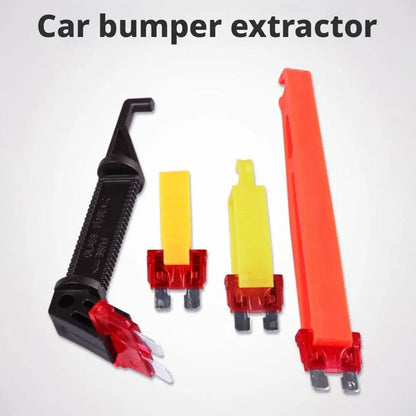 4Pcs Car Fuse Puller Set Universal Plastic Fuse Removal Tool Clip Tweezers Extractor for Standard Medium Micro Fuse