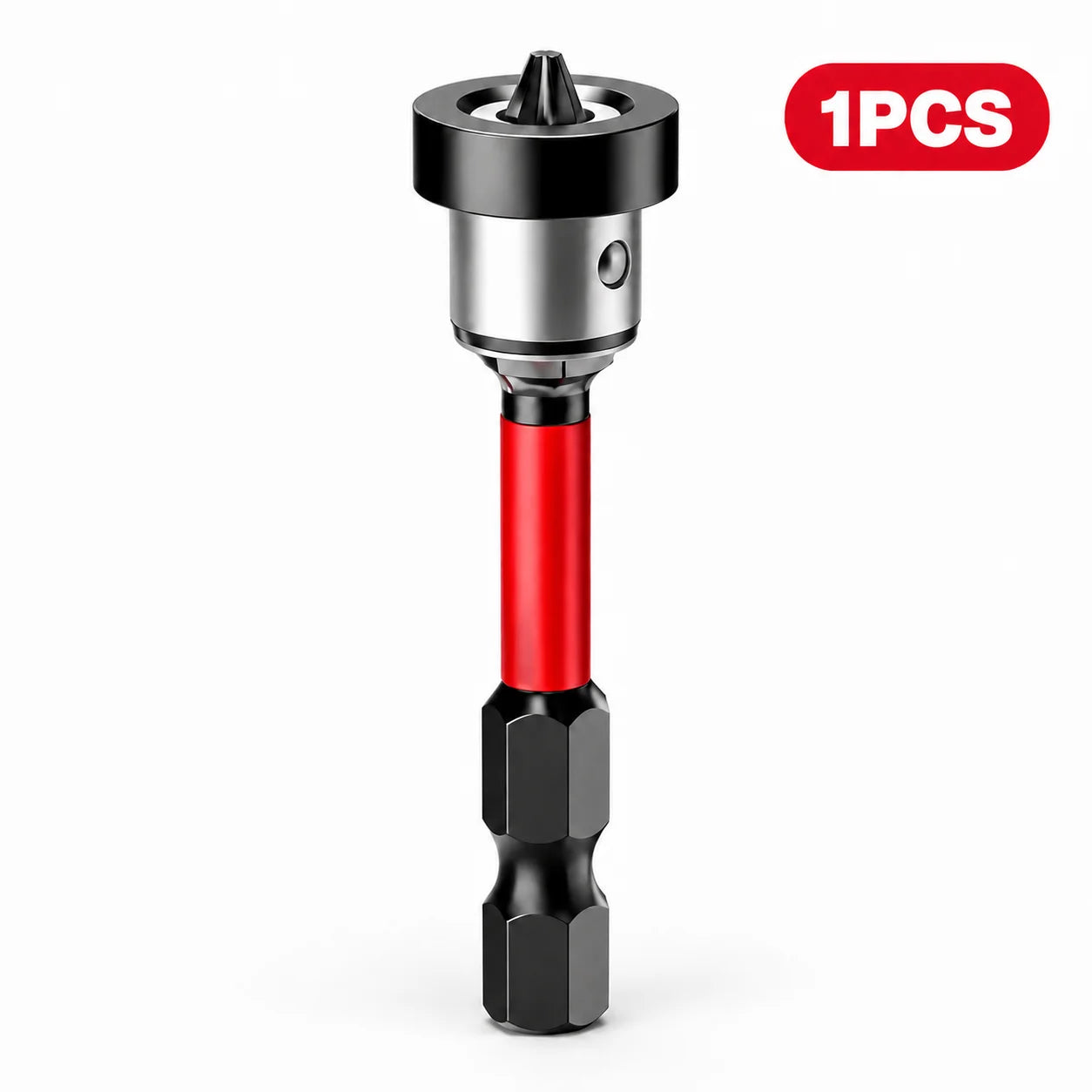 1/3/5pcs Magnetic Screwdriver Bit Setter, PH2 Positioning Bits, 1/4" Hex Shank for Drywall Plasterboard Screw Installation Tools
