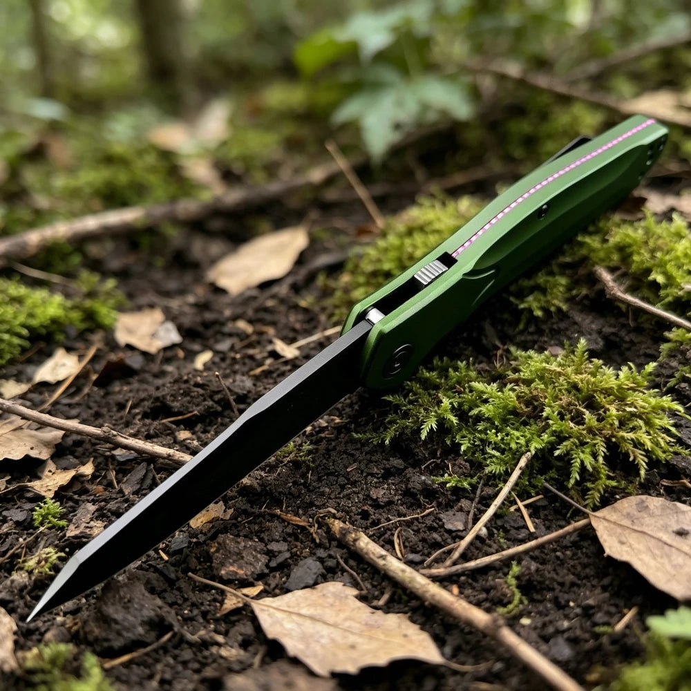 Compact Portable 9400 Folding Knife D2 Blade Aluminum Handle Outdoor Multi-functional Practical EDC Tool