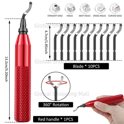 RB3000 Metal Hand Burr Trimming Knife Plastic Metal Wood Deburring Tools Rough Edge Remover Pipe Trimmer