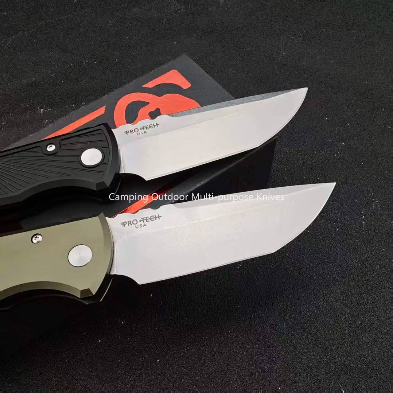 Redencion PT229 Outdoor Ambidextrous Pocket Knife T6 Aluminum Handle Premium Jungle Camping Adventure Everyday Carry Tool Practical D2 Blade Folding Knives
