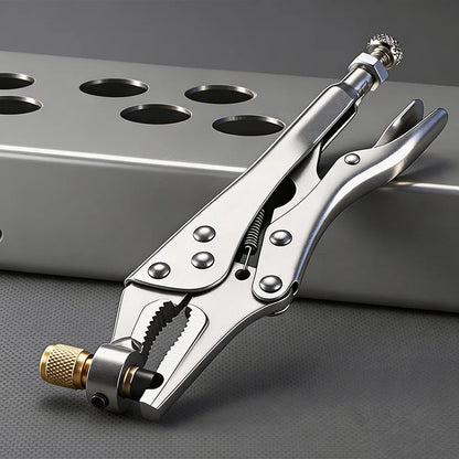 Refrigerant Recovery Pliers Air Conditioner Hose Locking Clamp Copper Pipe Crimper Tool HVAC Repair Crimping Pliers
