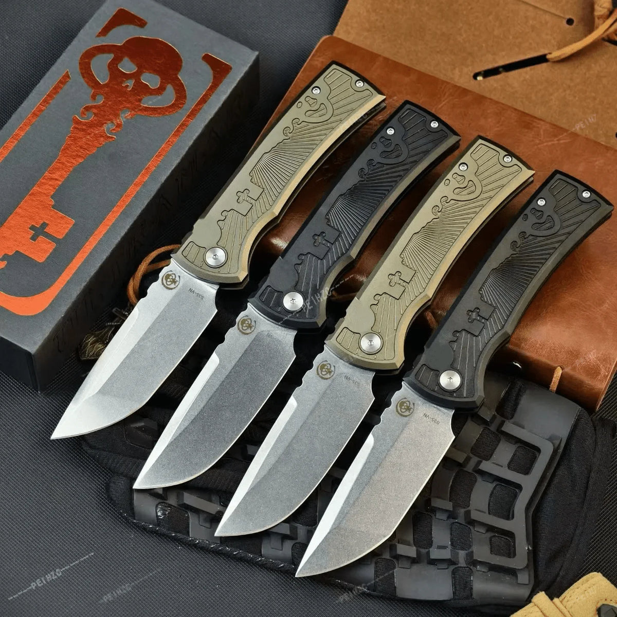 229 Multi-functional Folding Knife, Durable D2 Steel Blade Treatment, An Excellent Tool for Outdoor Camping, Rock Climbing and Adventure Activities