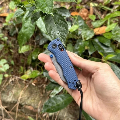 BM 290 Multi-color Pocket Folding Knife D2 Steel Blade Outdoor Portable Camping EDC Equipment Multi-function Carving Knife