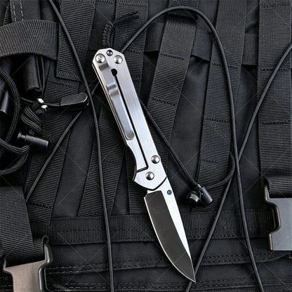 Chris Reeves Folding Knife, Outdoor Multifunctional Knife, Folding Knife Made of High Hardness Stainless Steel Knives Tool