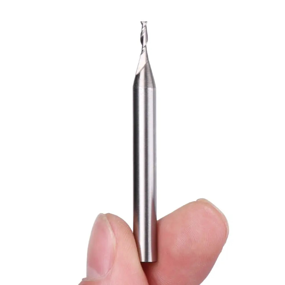 1/5pcs Steel 1-12mm Machine Tool Wood-Cutter Tools Woodworking Drill Bits CNC Straight Shank Milling Cutters Mill Cutter