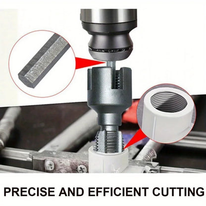 New Integrated Interior and Exterior Water Pipe Threading Tool 4 Points 6 Points Universal Electric Drill Threading Tool