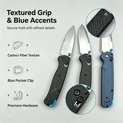 BM 485+535 Portable Multi-functional Tool - Compact EDC Pocket Knife, Featuring Ergonomic Handle, Lightweight and Durable, Suitable for Camping and Fishing.