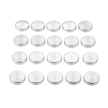 DRELD 20Pcs Stainless Steel Decorative Mirror Screw Cap Nails Screw Covers Fasteners & Hooks Furniture Hardware 16/18/20/22/25mm