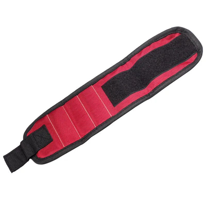 3 Rows 9 Magnets Strong Magnetic Wristband, Portable Powerful Magnet Wrist Tool Holder for Screws Hardware Repair
