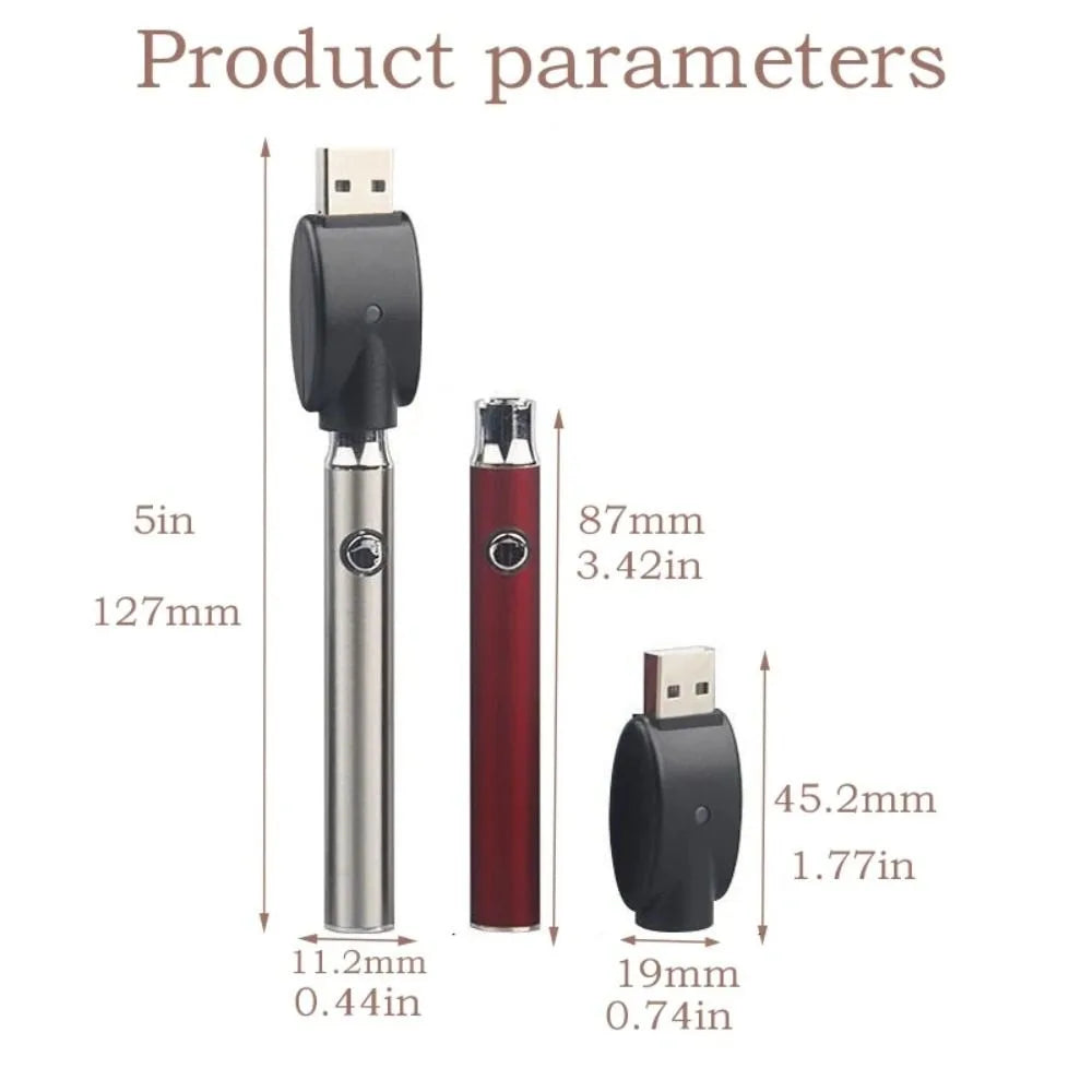 510 Thread Solder Iron Battery Pen 3 Gear Adjustable 350/650/1100mAh Battery Adjustable Voltage Soldering Iron Speed Heating