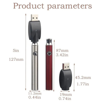510 Thread Solder Iron Battery Pen 3 Gear Adjustable 350/650/1100mAh Battery Adjustable Voltage Soldering Iron Speed Heating