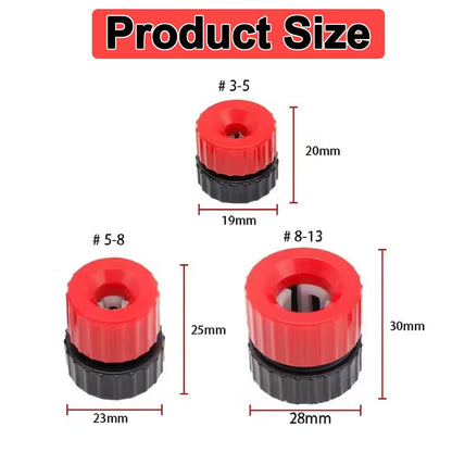 3Pcs Adjustable Drill Depth Stop Collar 3-13mm Drill Bit Depth Guide Stop Ensures Consistent Drilling for Precise Drilling Tool