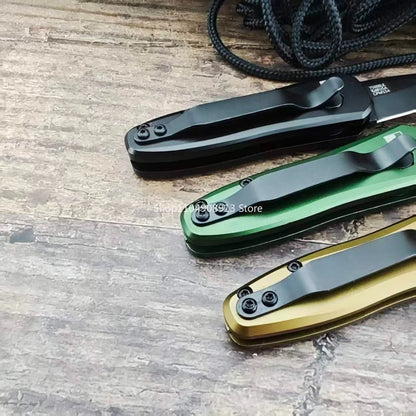 KS Launch 4 7500 Camping Mini Pocket Folding Knife Aluminum Alloy Handle Adventure Pratical EDC Outdoor Multifunctional Knives