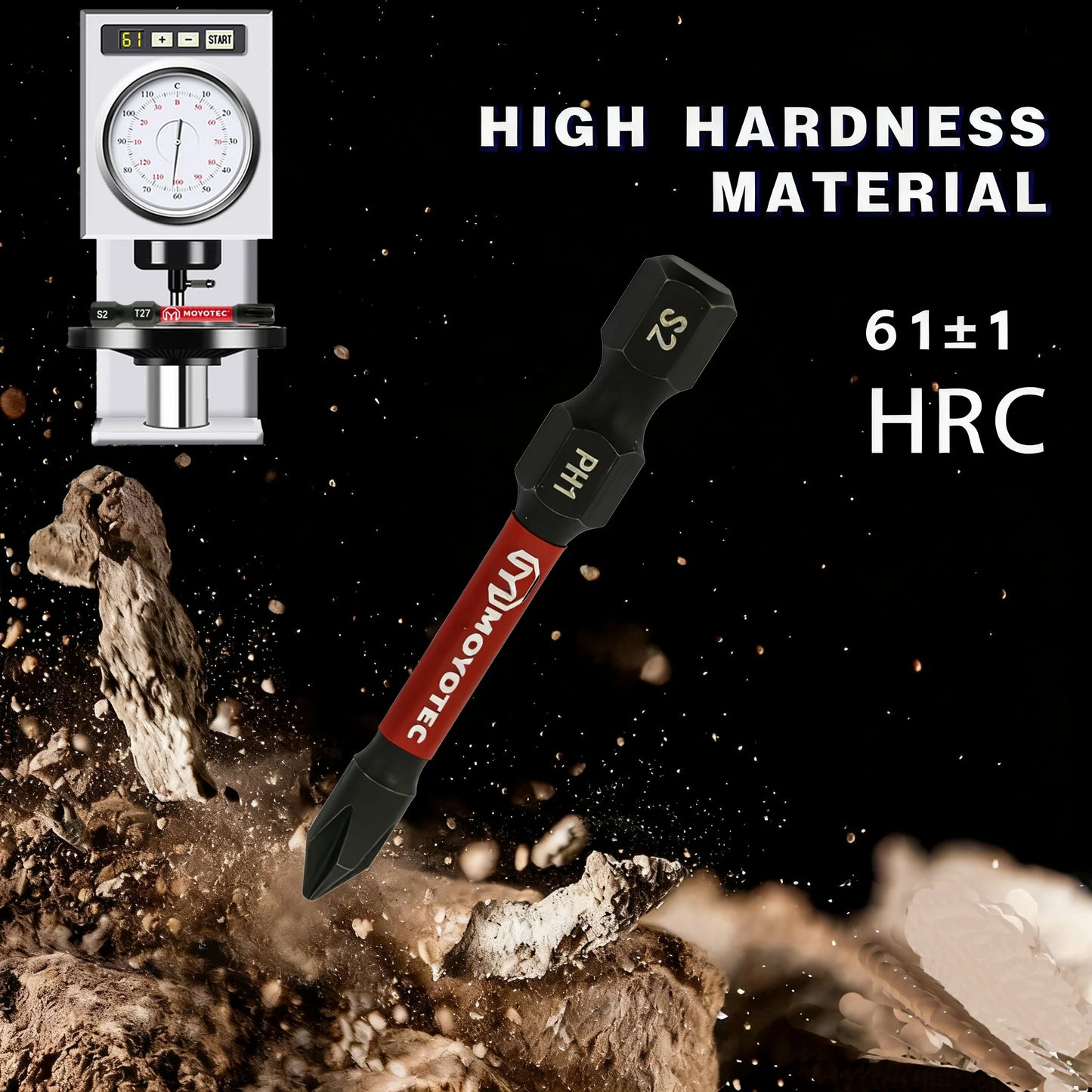 12/24 Pieces of Ph/Sl High-Strength Impact-Resistant Screwdriver Bit Set, 25/50mm S2 Alloy Steel with Strong Magnetism, Suitable for Power Tools