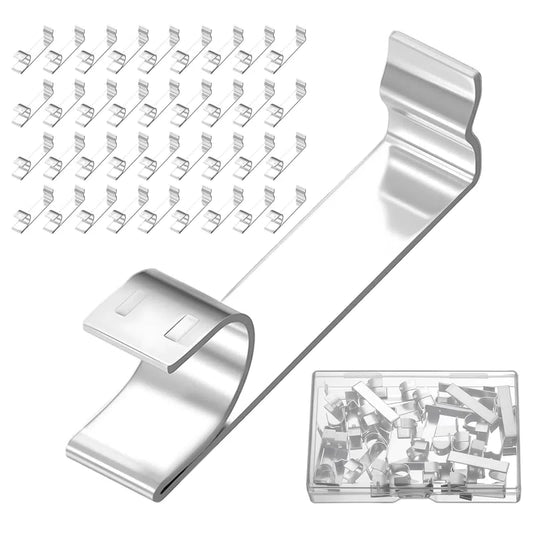Shimeyao 36 Pack Standard Take Out Clip for Block and Tackle Window Silver [1]