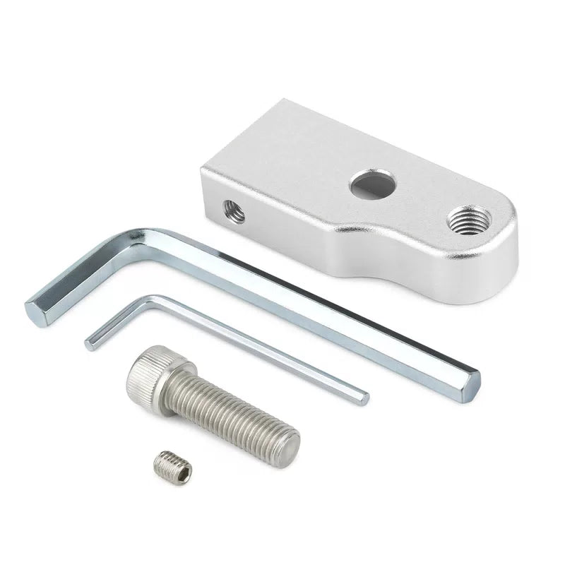 Silver neutral shift bracket kit for select Harley-Davidson Twin Cam 1999-2007 models [6]