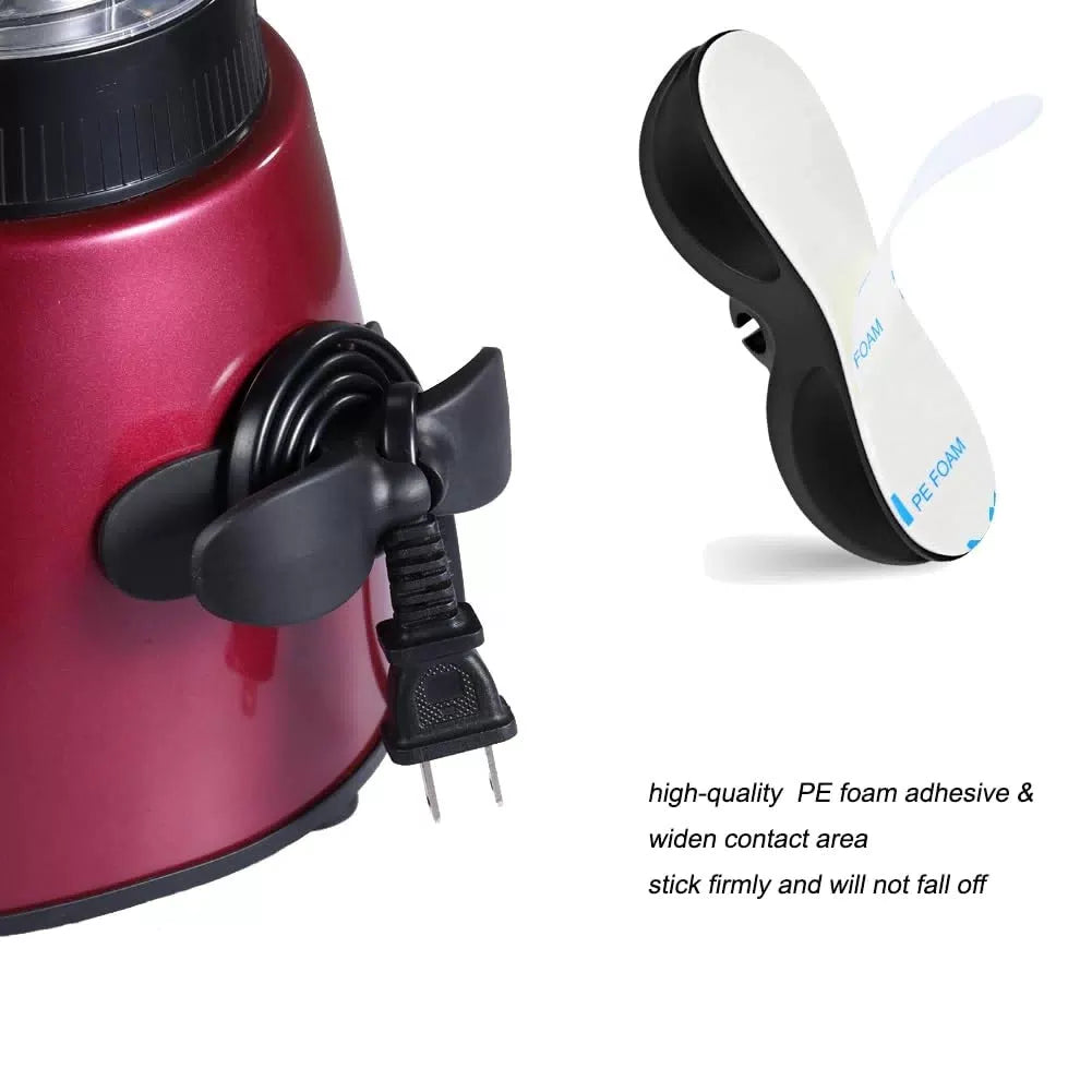 SisBroo Cord Organizer for Appliances, 4PCS Kitchen Appliance black*2+white*2 [3]