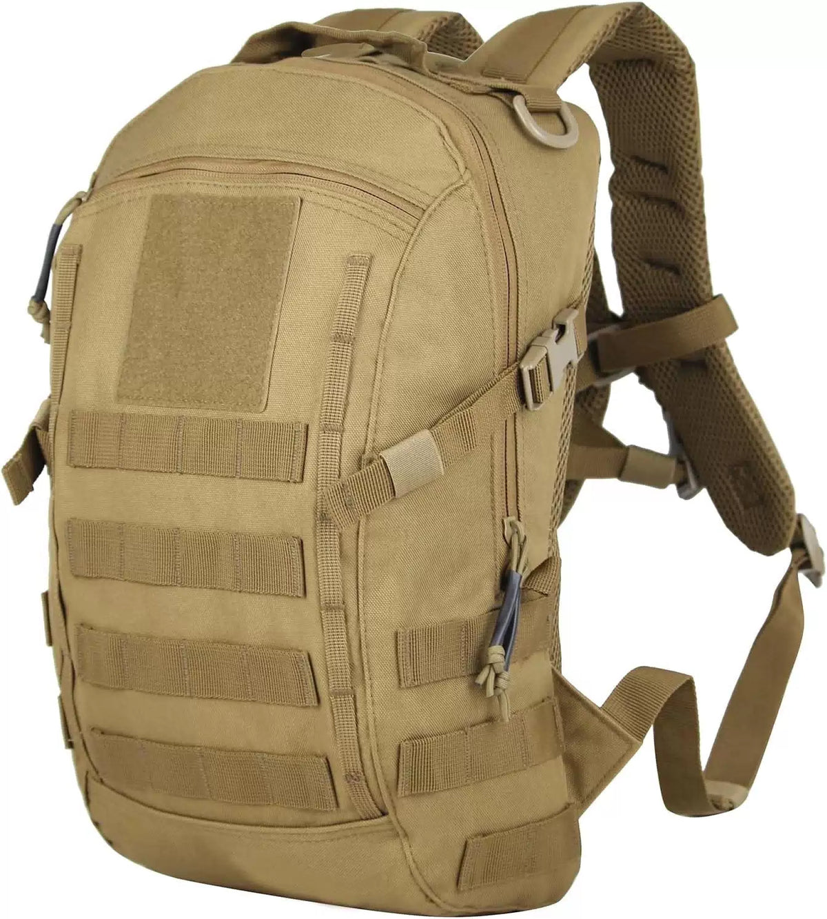 Small Tactical Backpack Military Daypack 12L Molle Bag Rucksack Army Tan [1]