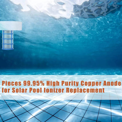 Solar Copper Anode Replacement L=4.13" D=0.71" for Pool Ionizer... [5]