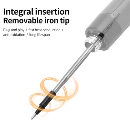 Soldering Iron Mini Small Soldering Iron Set Portable Household Type-C Interface 600mAh Battery Adjustable Temperature [3]