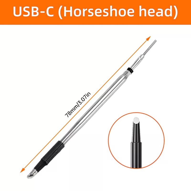 Soldering Iron Mini Small Soldering Iron Set Portable Household Type-C Interface 600mAh Battery Adjustable Temperature [7]