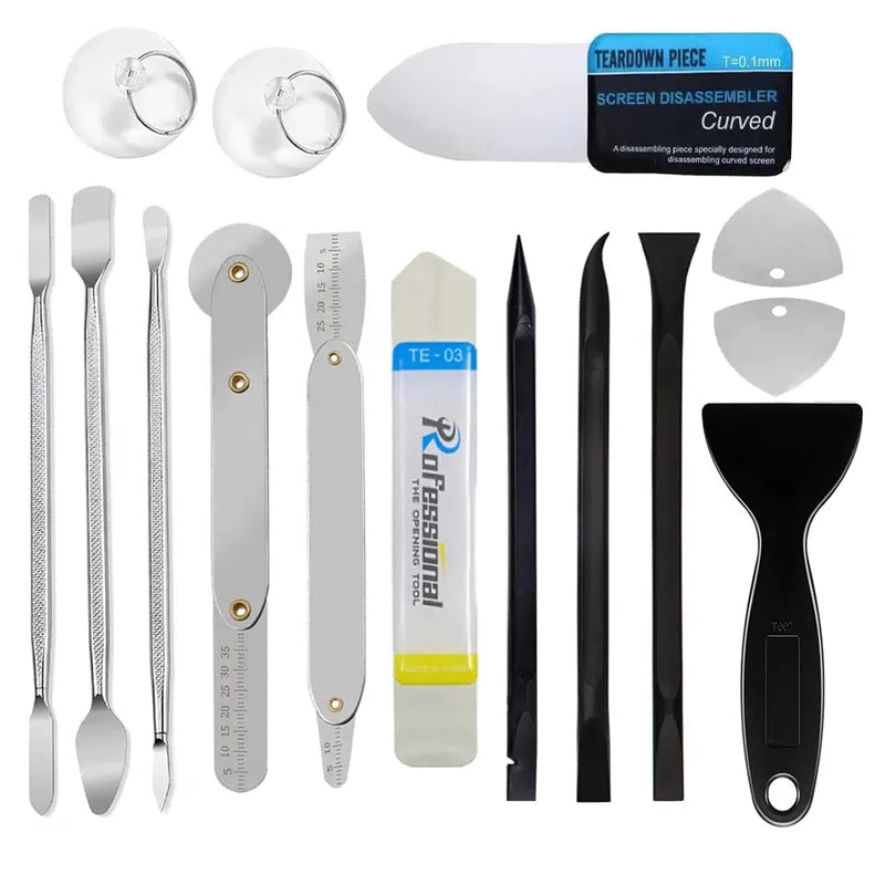 Spudger Pry Tool Kit Metal Spudger Ultra-Thin Prying Opening Tool for iPhone Laptop iPad Cell Phone Computer Repair Tool Kit [1]