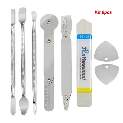 Spudger Pry Tool Kit Metal Spudger Ultra-Thin Prying Opening Tool for iPhone Laptop iPad Cell Phone Computer Repair Tool Kit [10]