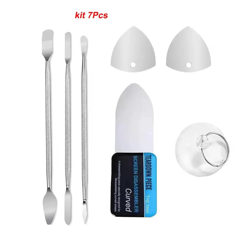 Spudger Pry Tool Kit Metal Spudger Ultra-Thin Prying Opening Tool for iPhone Laptop iPad Cell Phone Computer Repair Tool Kit [11]