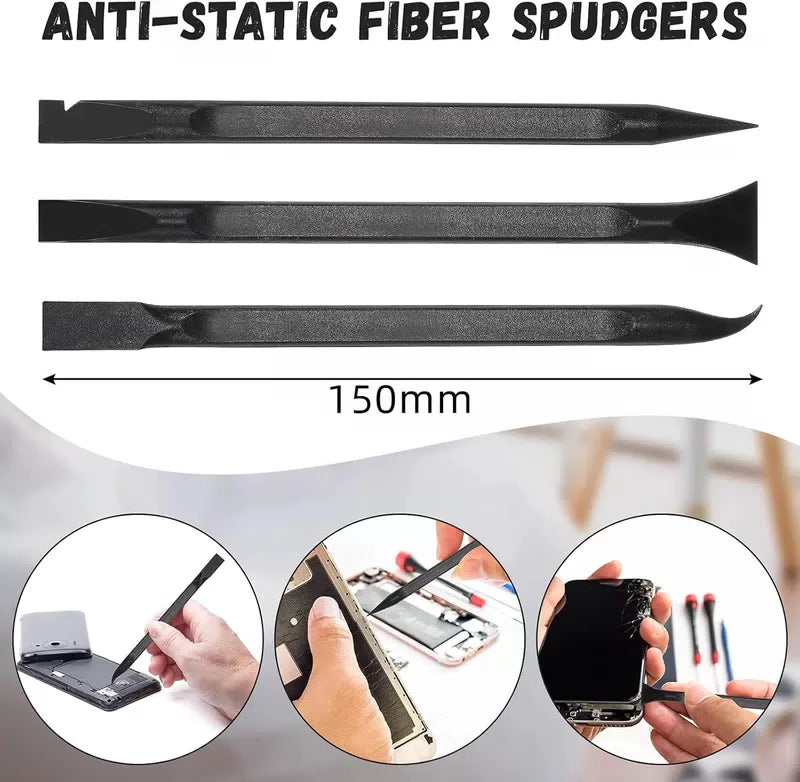 Spudger Pry Tool Kit Metal Spudger Ultra-Thin Prying Opening Tool for iPhone Laptop iPad Cell Phone Computer Repair Tool Kit [5]