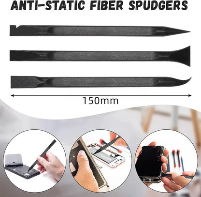 Spudger Pry Tool Kit Metal Spudger Ultra-Thin Prying Opening Tool for iPhone Laptop iPad Cell Phone Computer Repair Tool Kit [5]