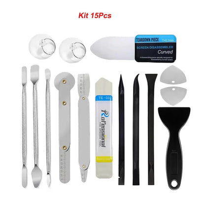 Spudger Pry Tool Kit Metal Spudger Ultra-Thin Prying Opening Tool for iPhone Laptop iPad Cell Phone Computer Repair Tool Kit [8]