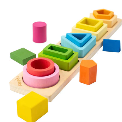 Symdiro Montessori Toys for 1 2 3 Year Old 8.7 x x 0.78 inches, Wooden [1]
