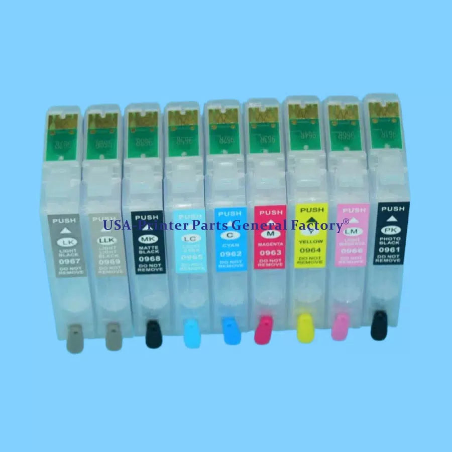 T0961-T0969 Refillable Ink Cartridge ARC Chip compatible For Epson Stylus R2880 [1]