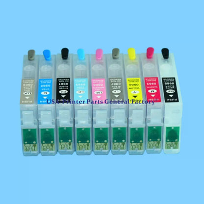 T0961-T0969 Refillable Ink Cartridge ARC Chip compatible For Epson Stylus R2880 [2]