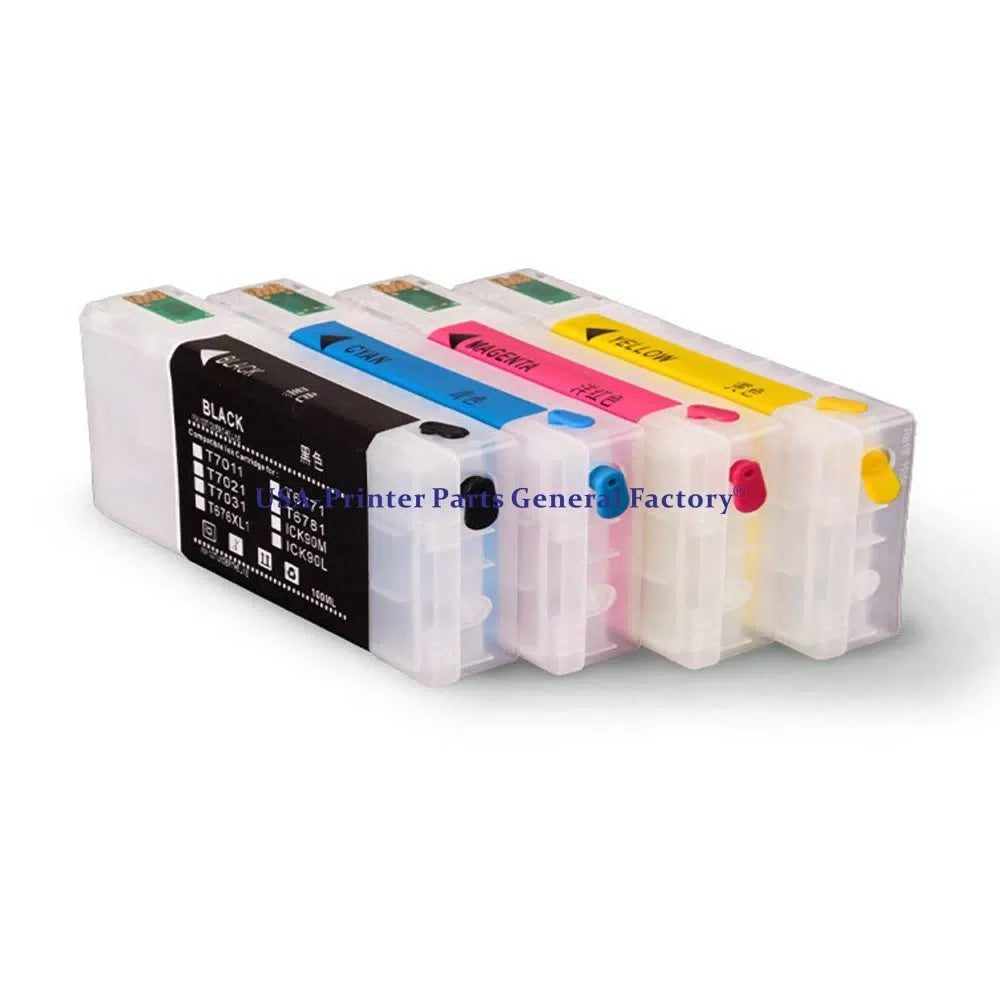 T7881-T7884 Refill Ink Cartridge For Epson Workforce Pro WF-5690 WF-5190 [2]
