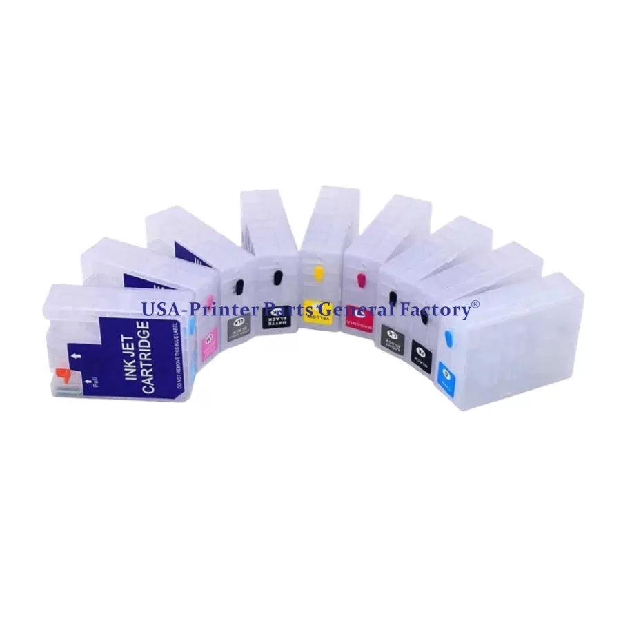 T8501 -T8509 Refillable Ink Cartridges Empty No Chip For SureColor P800 SC-P800 [1]